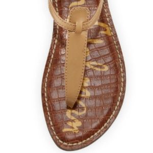 Sam Edelman Gigi Patent Leather Flat Thong Sandal